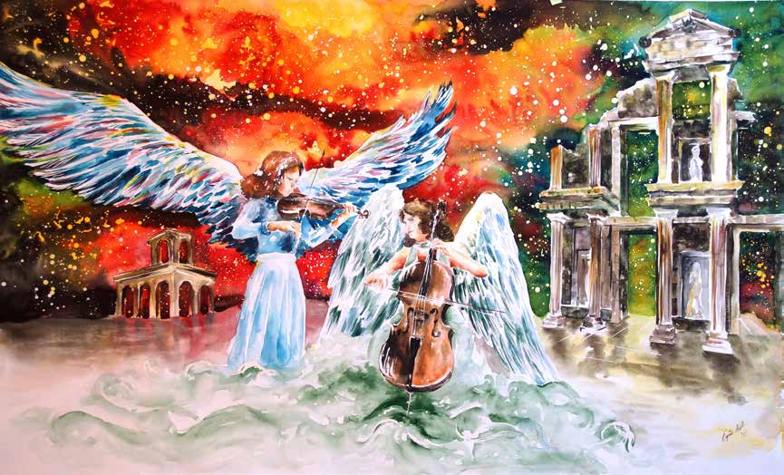 Celcus Anısına-Kağıt Üzerine Suluboya 75x110 cm. 2016