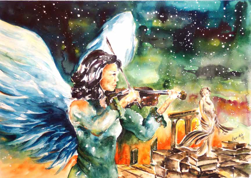 Dansöz Kağıt Üzerine Suluboya 70x50 cm. 2016