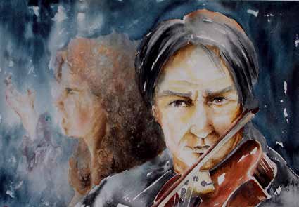 İhtiras Kağıt Üzerine Suluboya 35x50 cm. 2015