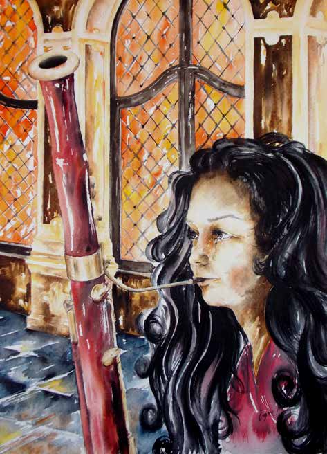 Şehrazat Kağıt Üzerine Suluboya 70x50 cm. 2015