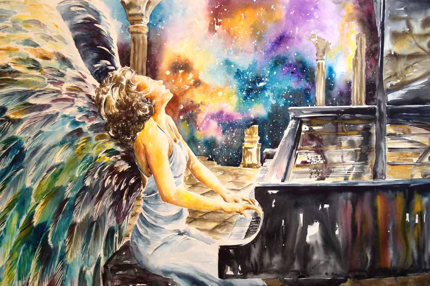 Tutku Kağıt Üzerine Suluboya 80x120 cm.2016