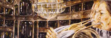 William Tell Uvertür Kağıt Üzerine Suluboya 35x100 cm.2015